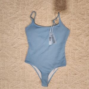 Blue Women's One Piece Swimsuit